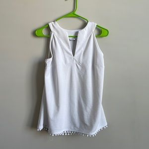 White tank top from crown and ivy